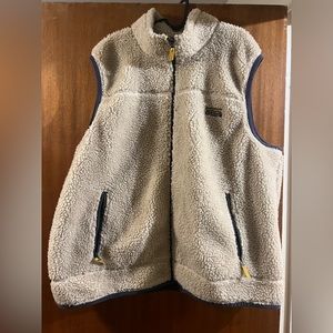 LL BEAN Sherpa Fleece Vest 3XL